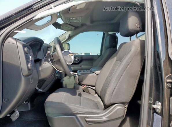 1GC4YMEY4NF335301 2022 CHEVROLET SILVERADO Black Vista interior delantera