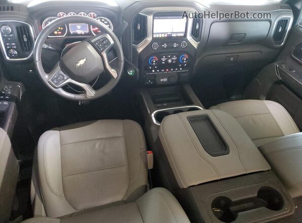 1GC4YNEY0NF200693 2022 CHEVROLET SILVERADO White Dashboard view
