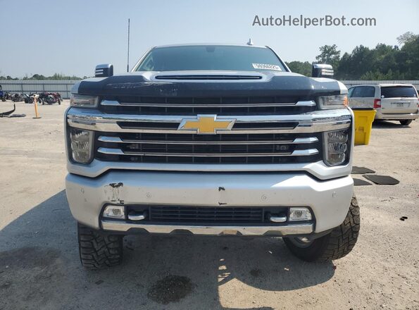1GC4YREY9LF248097 2020 CHEVROLET SILVERADO Silver Widok z przodu