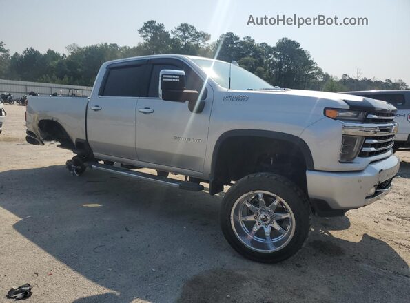 1GC4YREY9LF248097 2020 CHEVROLET SILVERADO Silver Przód prawy