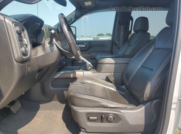 1GC4YREY9LF248097 2020 CHEVROLET SILVERADO Silver Widok wnętrza z przodu