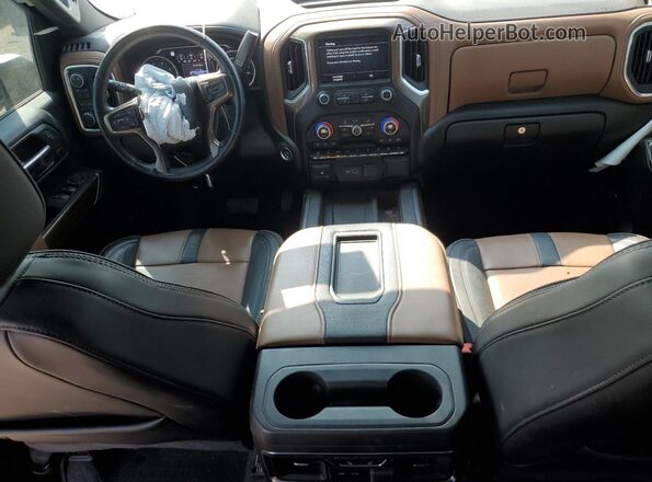 1GC4YVEYXNF363013 2022 CHEVROLET SILVERADO Белый Вид панели приборов