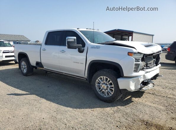 1GC4YVEYXNF363013 2022 CHEVROLET SILVERADO Белый Передняя правая четверть