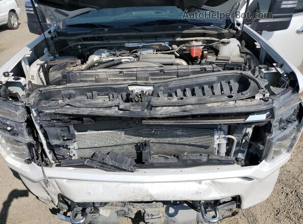 1GC4YVEYXNF363013 2022 CHEVROLET SILVERADO Белый Вид задней части салона