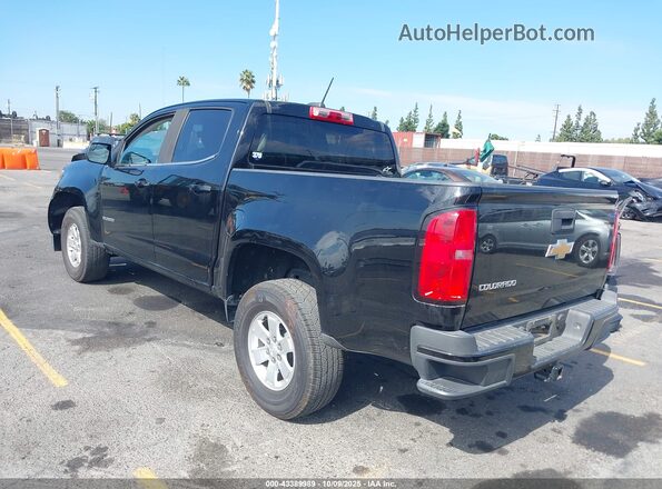 1GCGSBEA7L1240201 2020 CHEVROLET COLORADO Black Rear left