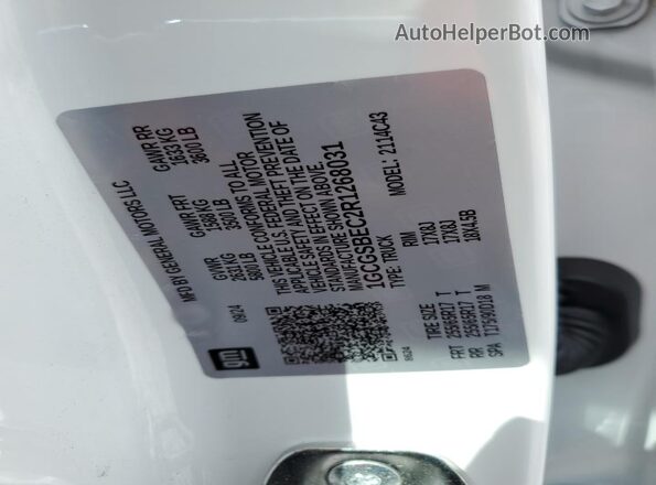 1GCGSBEC2R1268031 2024 CHEVROLET COLORADO White 