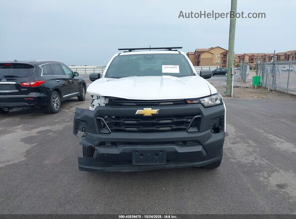 1GCGSBEC5P1154845 2023 CHEVROLET COLORADO White Widok zestawu wskaźników