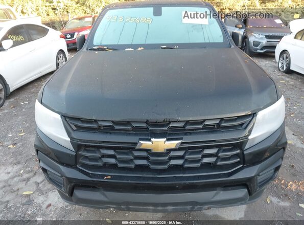 1GCGSBEN6N1325911 2022 CHEVROLET COLORADO Black Front view