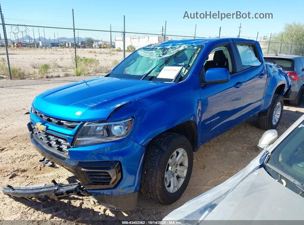 1GCGSCEA3M1273719 2021 CHEVROLET COLORADO Бирюзовый 