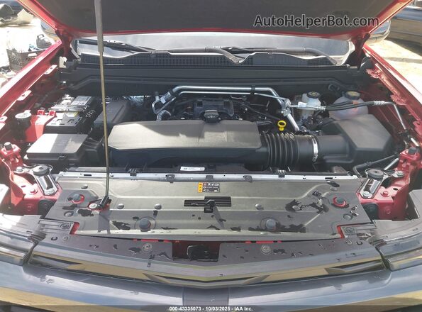 1GCGSCEC0R1252660 2024 CHEVROLET COLORADO Красный Вид сзади