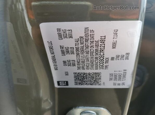 1GCGSCEC7R1214911 2024 CHEVROLET COLORADO Brown Widok komory silnika