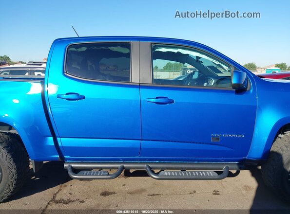 1GCGSCEN9M1200518 2021 CHEVROLET COLORADO Blue Widok wnętrza z tyłu