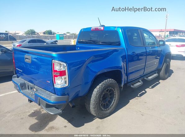 1GCGSCEN9M1200518 2021 CHEVROLET COLORADO Blue Tył prawy