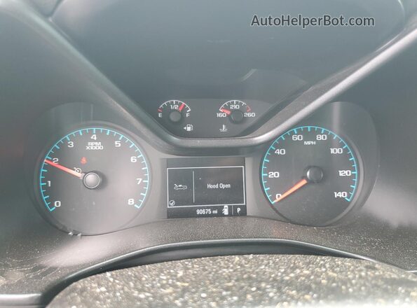 1GCGTBEN2L1190145 2020 CHEVROLET COLORADO White Instrument cluster view