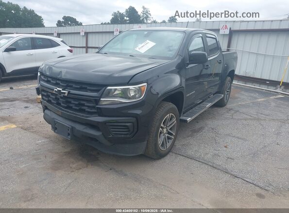 1GCGTBEN3M1120073 2021 CHEVROLET COLORADO Black Vista tres cuartos delantera izquierda