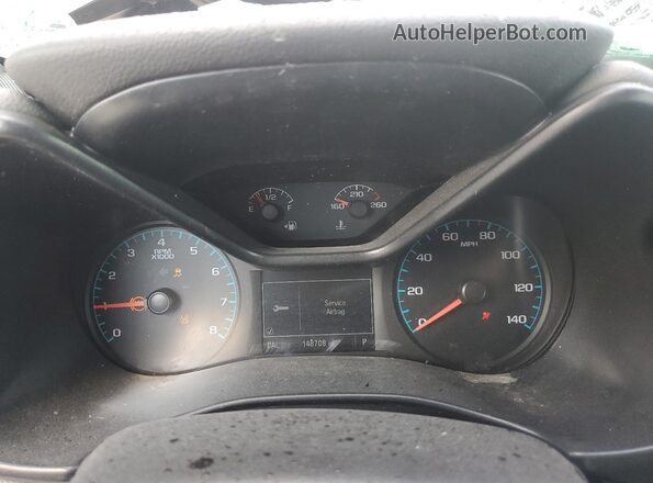 1GCGTBEN6H1309239 2017 CHEVROLET COLORADO Black Вид щитка приладів