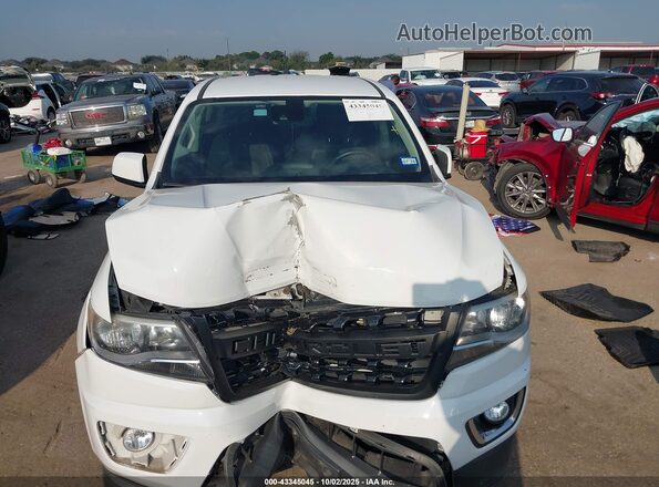 1GCGTCEN0L1183782 2020 CHEVROLET COLORADO White Vista del cuadro de instrumentos