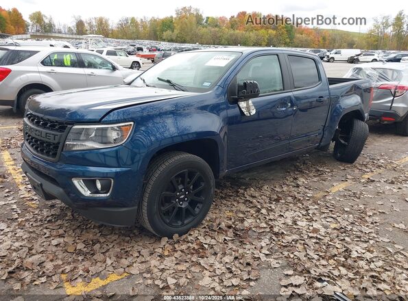 1GCGTCEN2L1105200 2020 CHEVROLET COLORADO Blue წინა მარცხენა ხედი სამი მეოთხედიდან