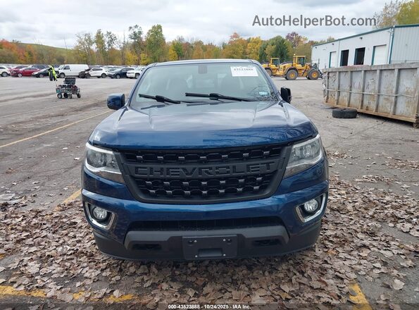1GCGTCEN2L1105200 2020 CHEVROLET COLORADO Blue უკანა სალონის ხედი