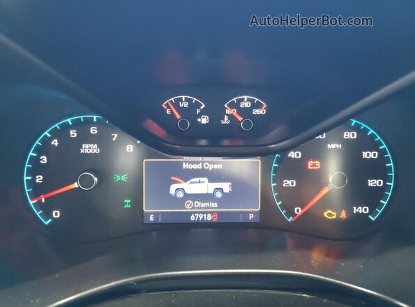 1GCGTDEN3N1236693 2022 CHEVROLET COLORADO White Widok zestawu wskaźników