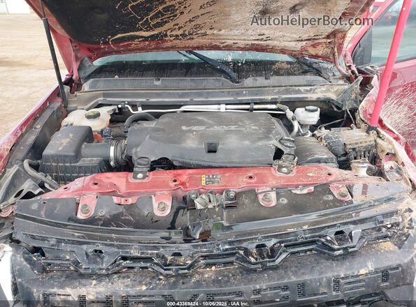 1GCGTEEN4M1114896 2021 CHEVROLET COLORADO Maroon Vista trasera