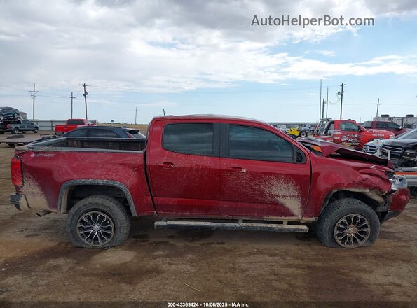 1GCGTEEN4M1114896 2021 CHEVROLET COLORADO Maroon Vista interior de 360 grados