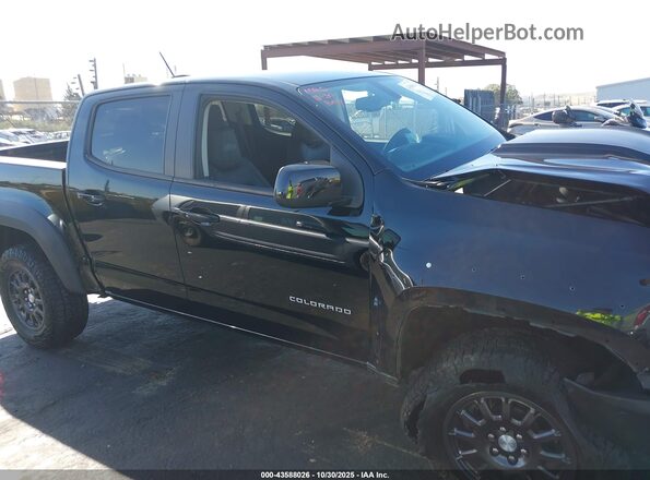 1GCGTEEN5N1189253 2022 CHEVROLET COLORADO Black Вид задньої частини салону