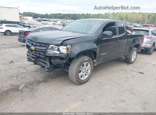 1GCHSCEA3M1275104 2021 CHEVROLET COLORADO Black წინა მარცხენა ხედი სამი მეოთხედიდან