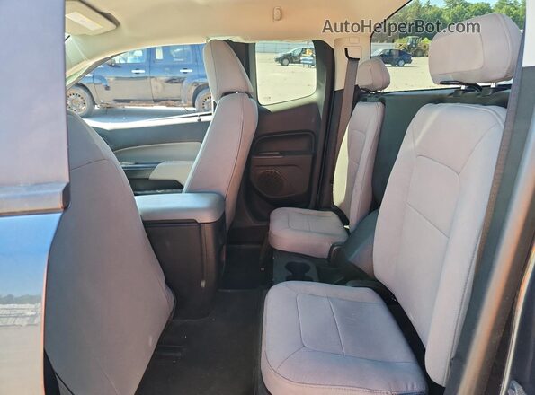 1GCHTBEAXK1124572 2019 CHEVROLET COLORADO Gray Vista de los asientos traseros