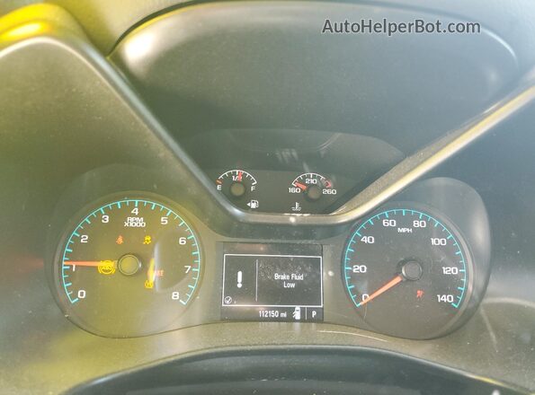 1GCHTBEN6N1239404 2022 CHEVROLET COLORADO Белый Вид щитка приборов