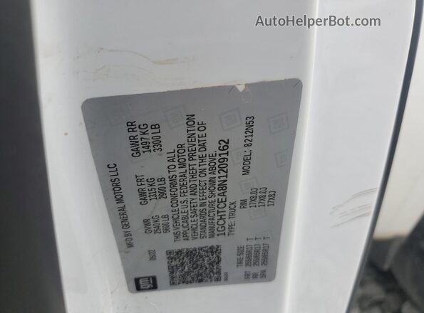 1GCHTCEA8N1209162 2022 CHEVROLET COLORADO White 