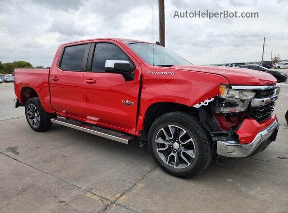 1GCPACEK8NZ624395 2022 CHEVROLET SILVERADO Red წინა მარჯვენა