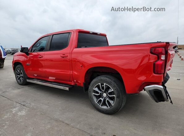 1GCPACEK8NZ624395 2022 CHEVROLET SILVERADO Red უკანა მარცხენა