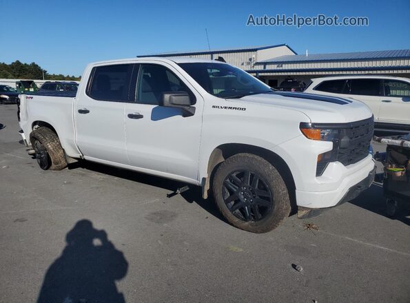 1GCPDBEK7NZ526198 2022 CHEVROLET SILVERADO White Przód prawy