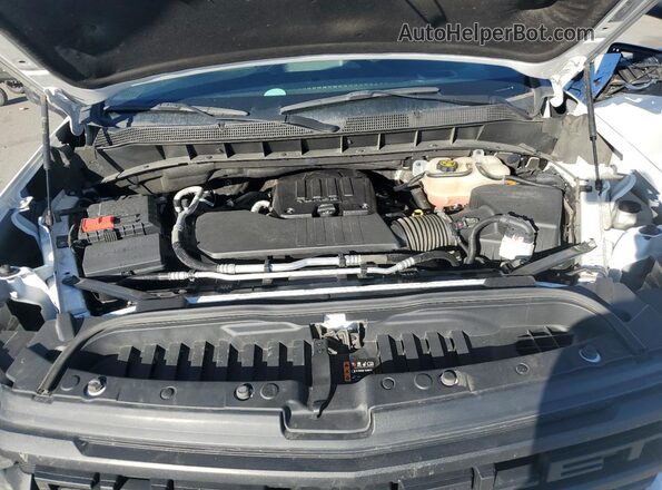 1GCPDBEK7NZ526198 2022 CHEVROLET SILVERADO White Widok wnętrza z tyłu