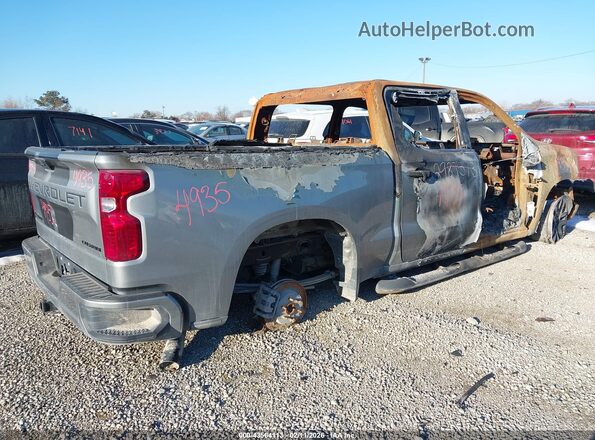 1GCPDBEK9RZ127718 2024 CHEVROLET SILVERADO Серебряный Задняя правая четверть