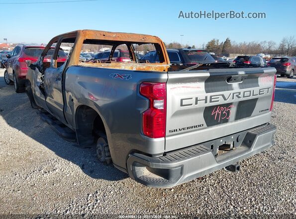1GCPDBEK9RZ127718 2024 CHEVROLET SILVERADO Серебряный Задняя левая четверть