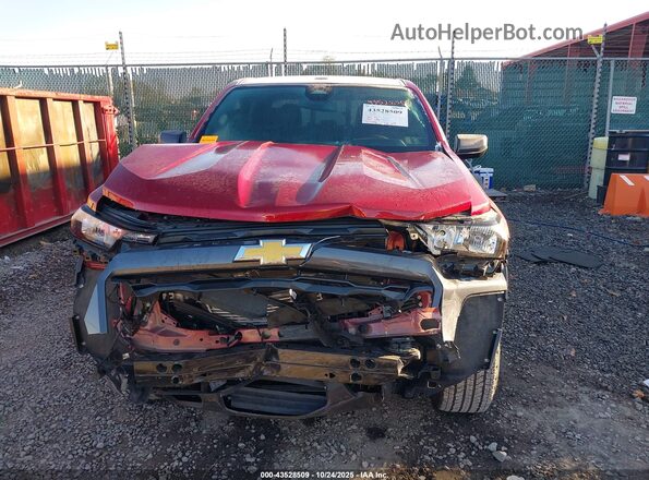 1GCPSCEK1P1145542 2023 CHEVROLET COLORADO Red Вид задньої частини салону