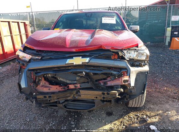 1GCPSCEK1P1145542 2023 CHEVROLET COLORADO Red Вид спереду