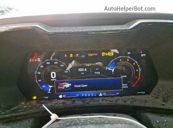 1GCPSCEK1R1315188 2024 CHEVROLET COLORADO Red Սարքավորումների վահանակի տեսք