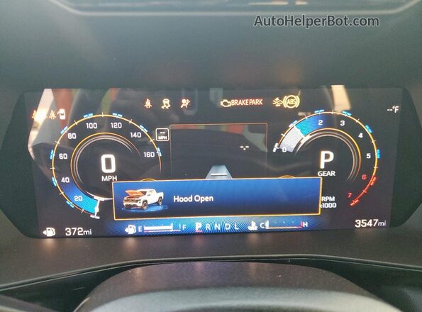 1GCPSCEK4S1198468 2025 CHEVROLET COLORADO Silver Instrument cluster view