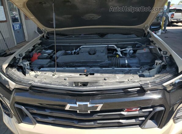 1GCPTDEK5P1219077 2023 CHEVROLET COLORADO Tan Vista interior trasera