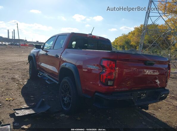 1GCPTEEK1R1235284 2024 CHEVROLET COLORADO Red უკანა მარცხენა