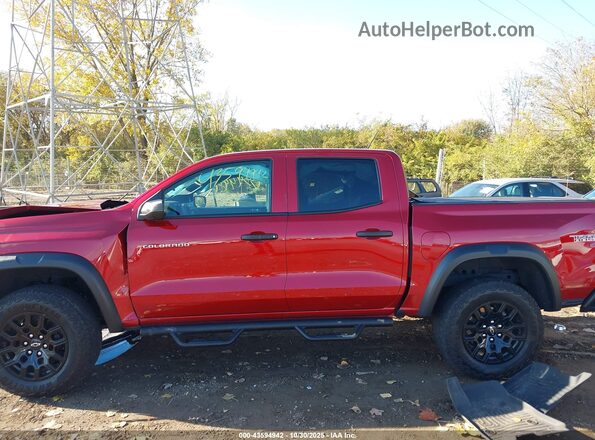 1GCPTEEK1R1235284 2024 CHEVROLET COLORADO Red სალონის 360-გრადუსიანი ხედი