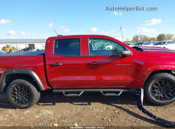 1GCPTEEK1R1235284 2024 CHEVROLET COLORADO Red უკანა სალონის ხედი