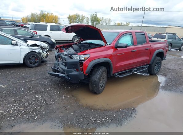 1GCPTEEK3S1126573 2025 CHEVROLET COLORADO Red Առջևի ձախ երեք քառորդ տեսարան