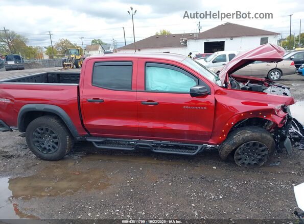 1GCPTEEK3S1126573 2025 CHEVROLET COLORADO Red Սալոնի հետևի տեսք