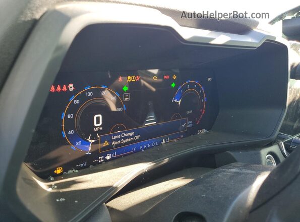 1GCPTEEK9S1173879 2025 CHEVROLET COLORADO White Vista del cuadro de instrumentos