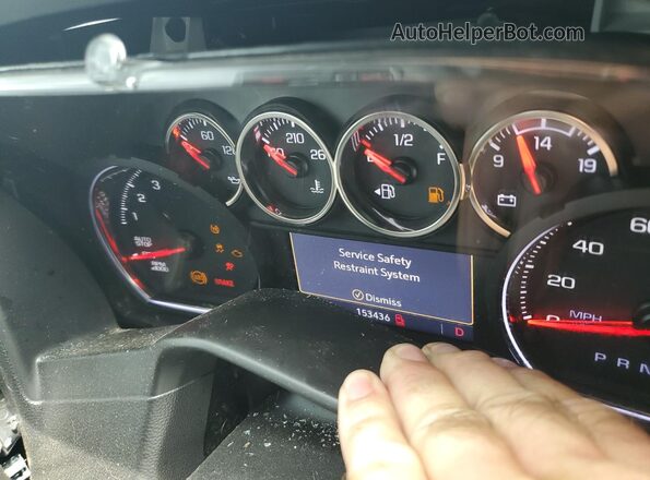 1GCPWCED5LZ167352 2020 CHEVROLET SILVERADO White Вид щитка приладів