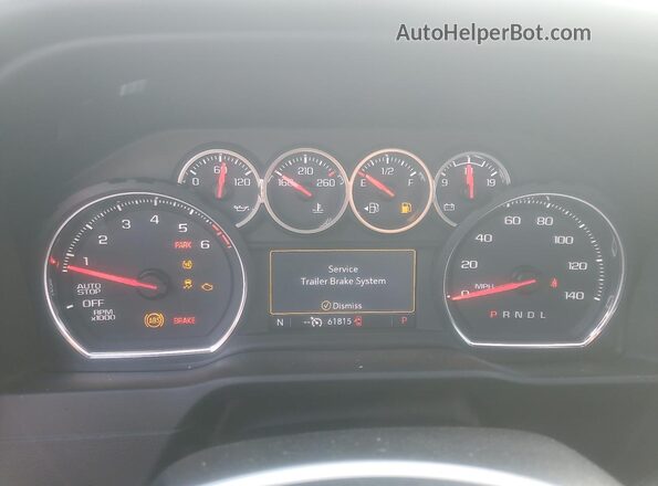 1GCPWCED5LZ179100 2020 CHEVROLET SILVERADO White Widok zestawu wskaźników
